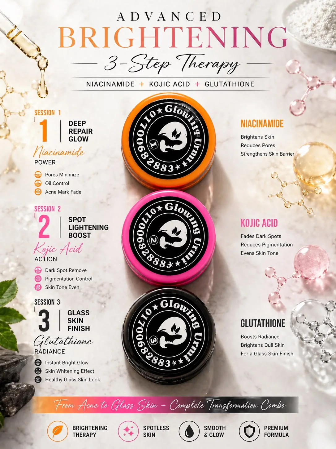 Advanced Brightening 3-Step Therapy