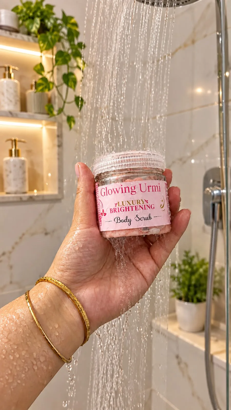 Glowing Urmi Luxury Brightening Body Scrub