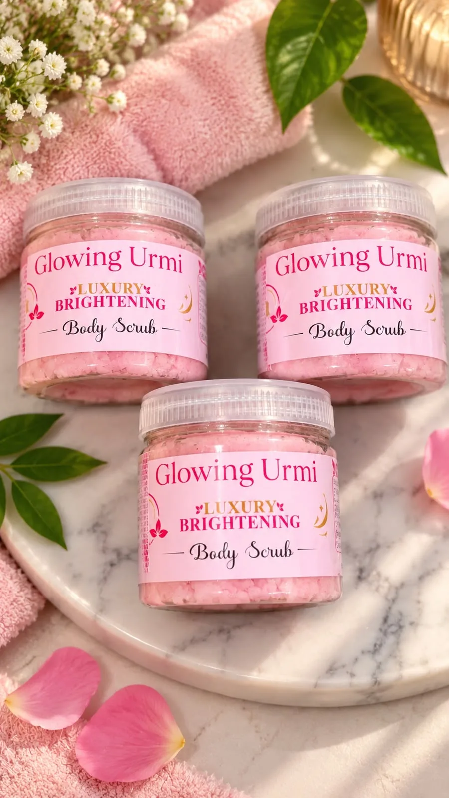 Glowing Urmi Luxury Brightening Body Scrub