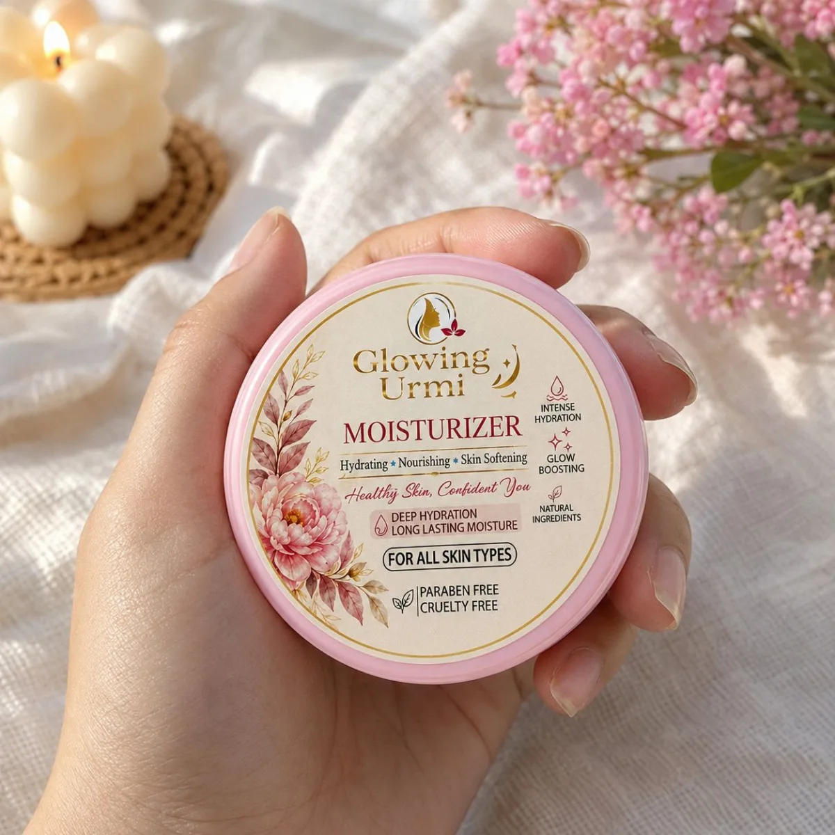 Glowing Urmi Moisturizer – Deep Hydration & Skin Softening Cream