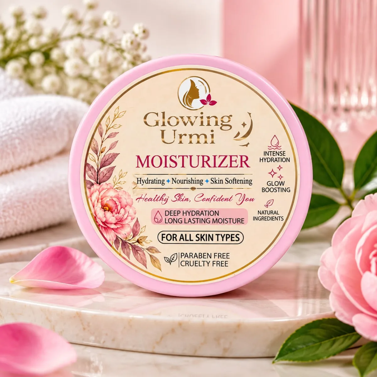 Glowing Urmi Moisturizer – Deep Hydration & Skin Softening Cream