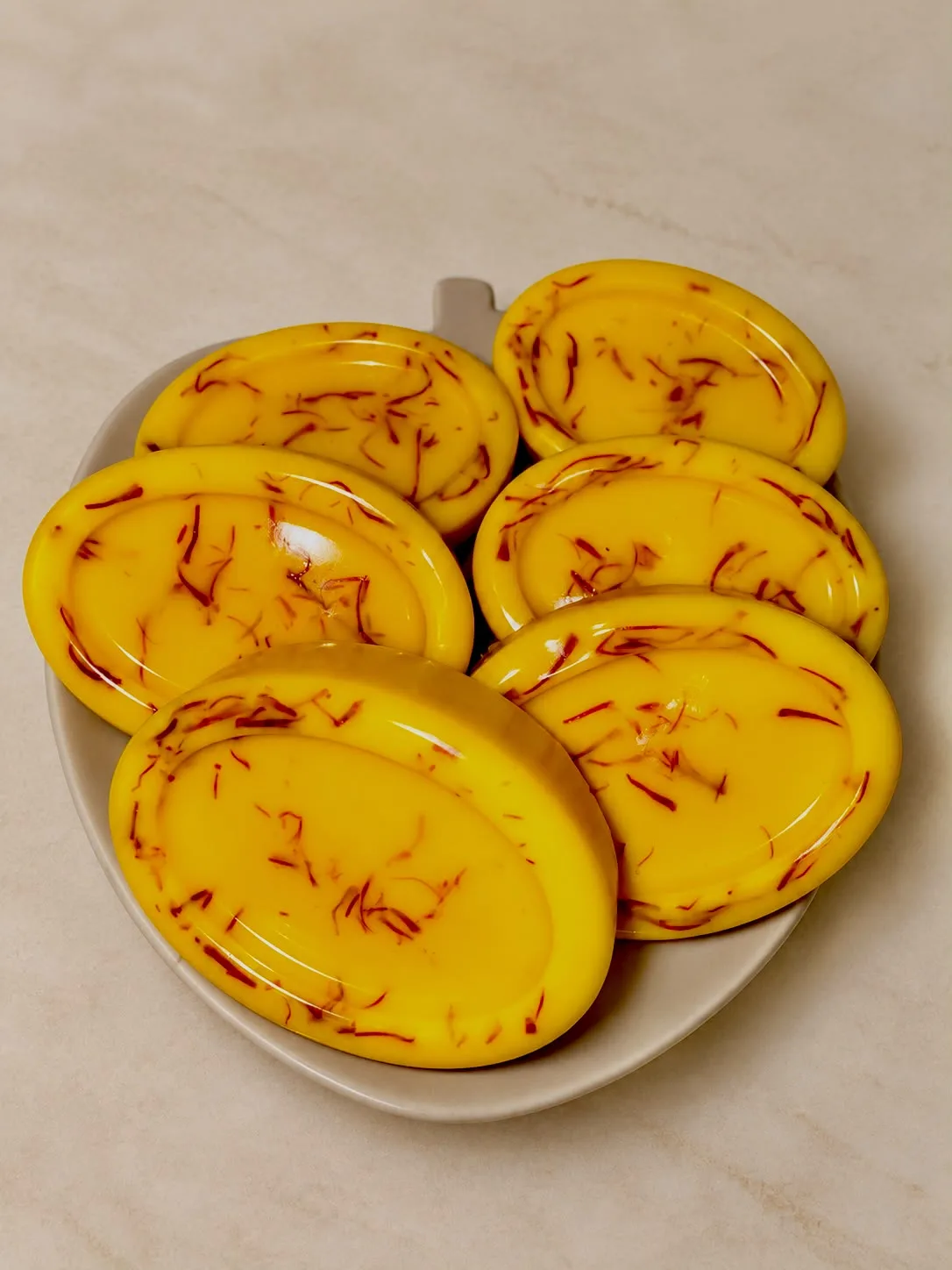 Saffron Goat Milk Soap – Luxury Nourishing Skin Care Bar