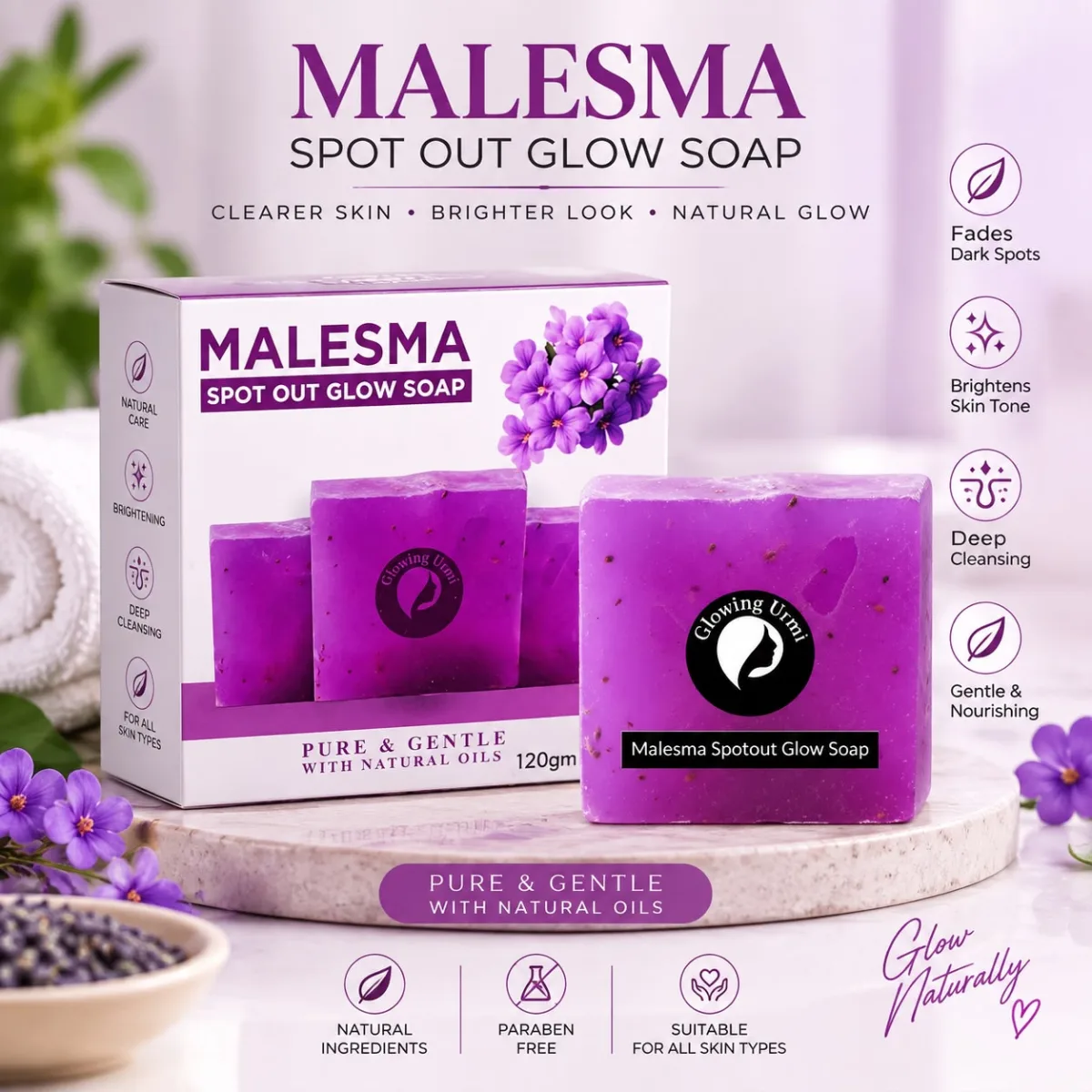 Malesma Spot Out Glow Soap