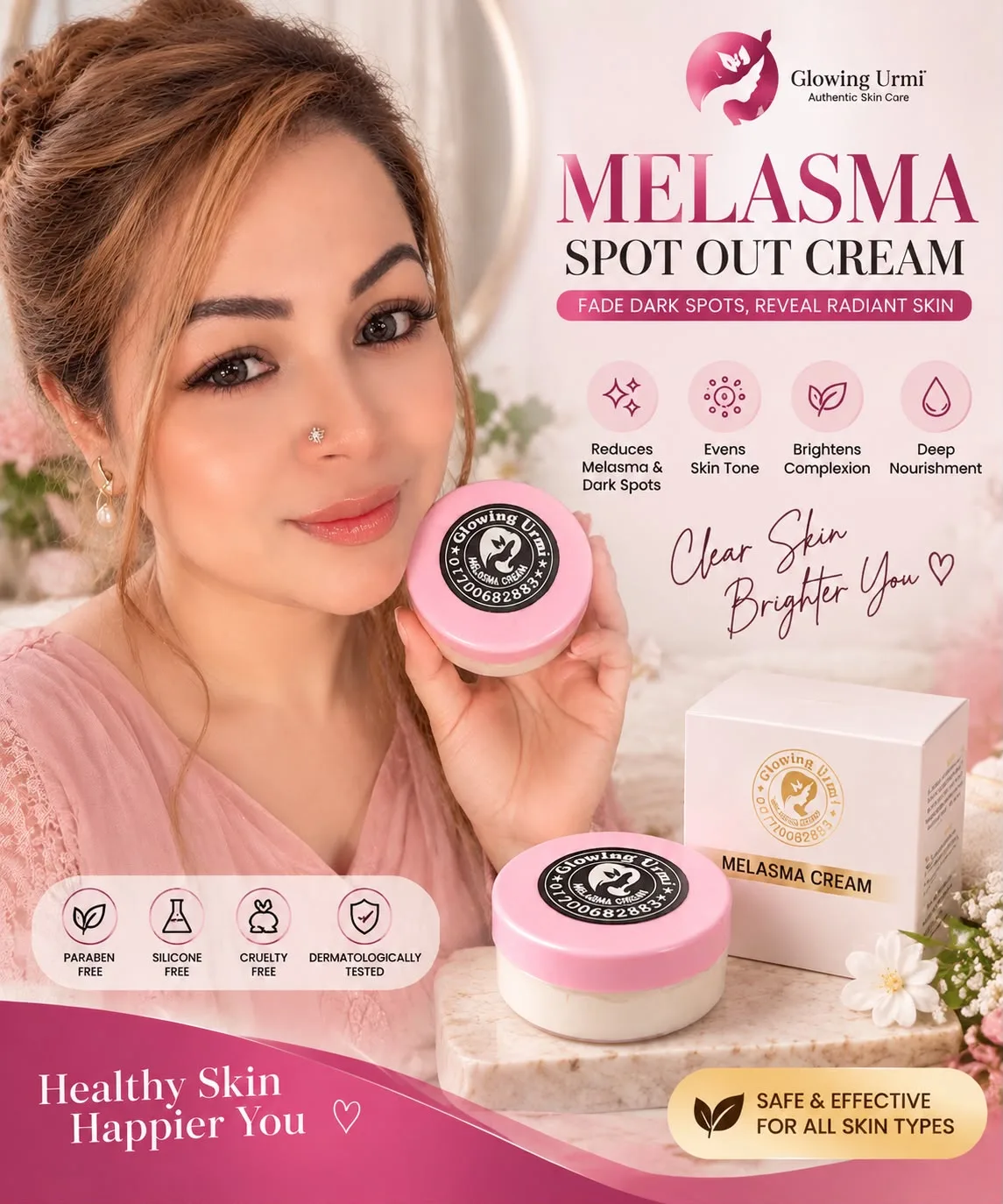 Glowing Urmi Melasma Spot Out Cream