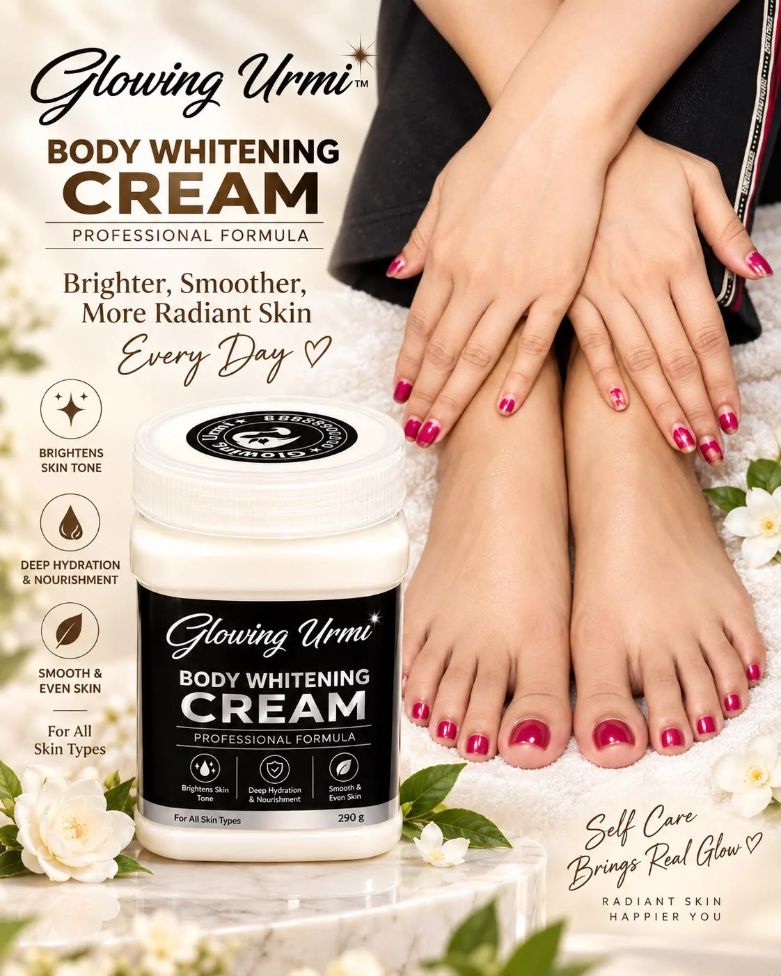 Glowing Urmi Body Whitening Cream