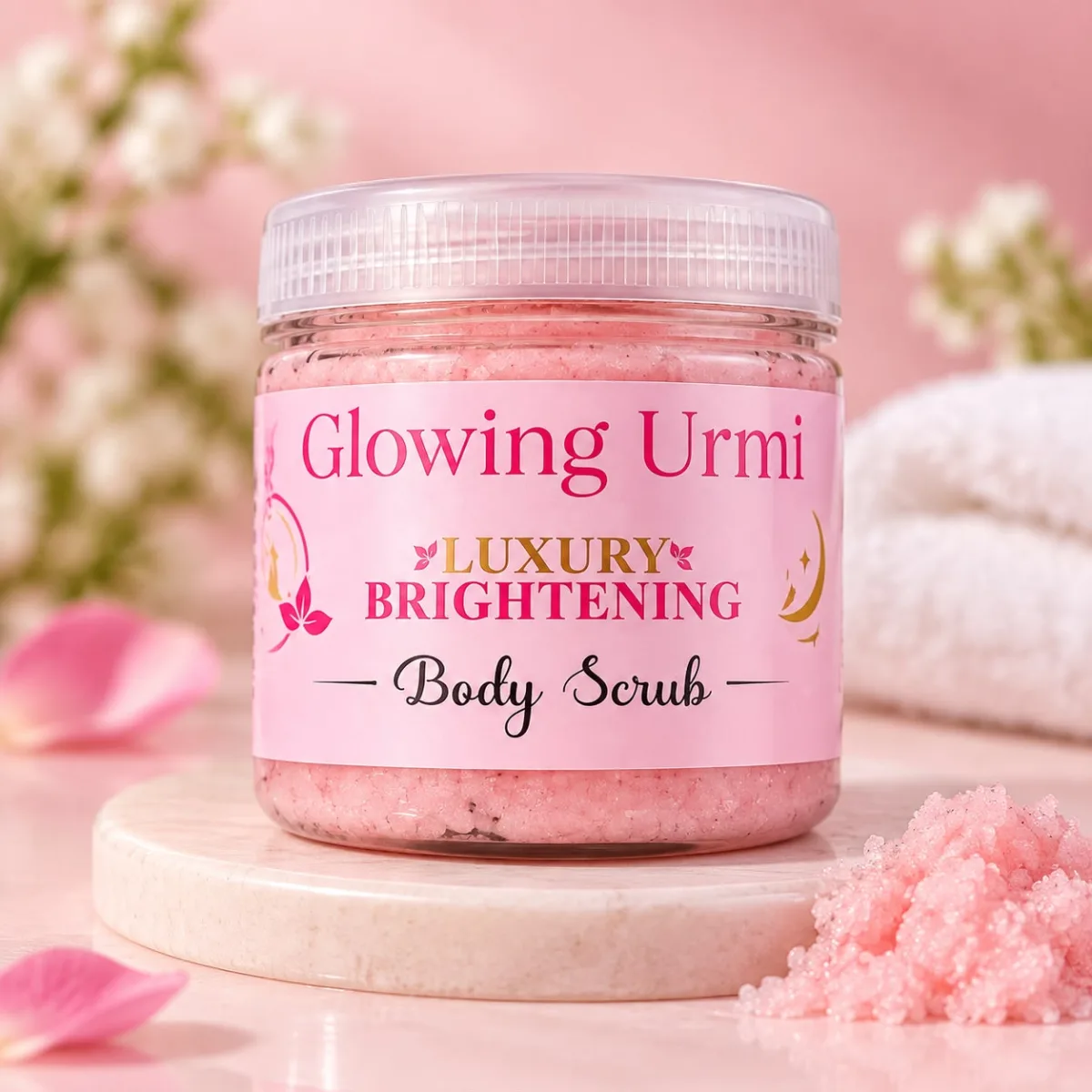 Glowing Urmi Luxury Brightening Body Scrub