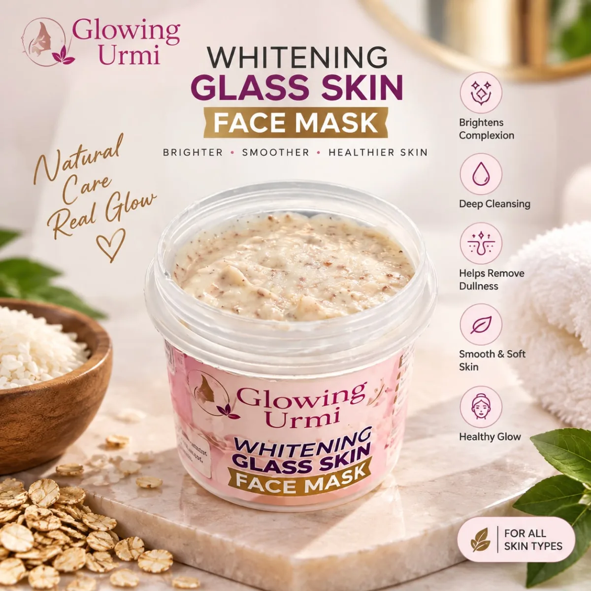 Whitening Glass Skin Face Mask